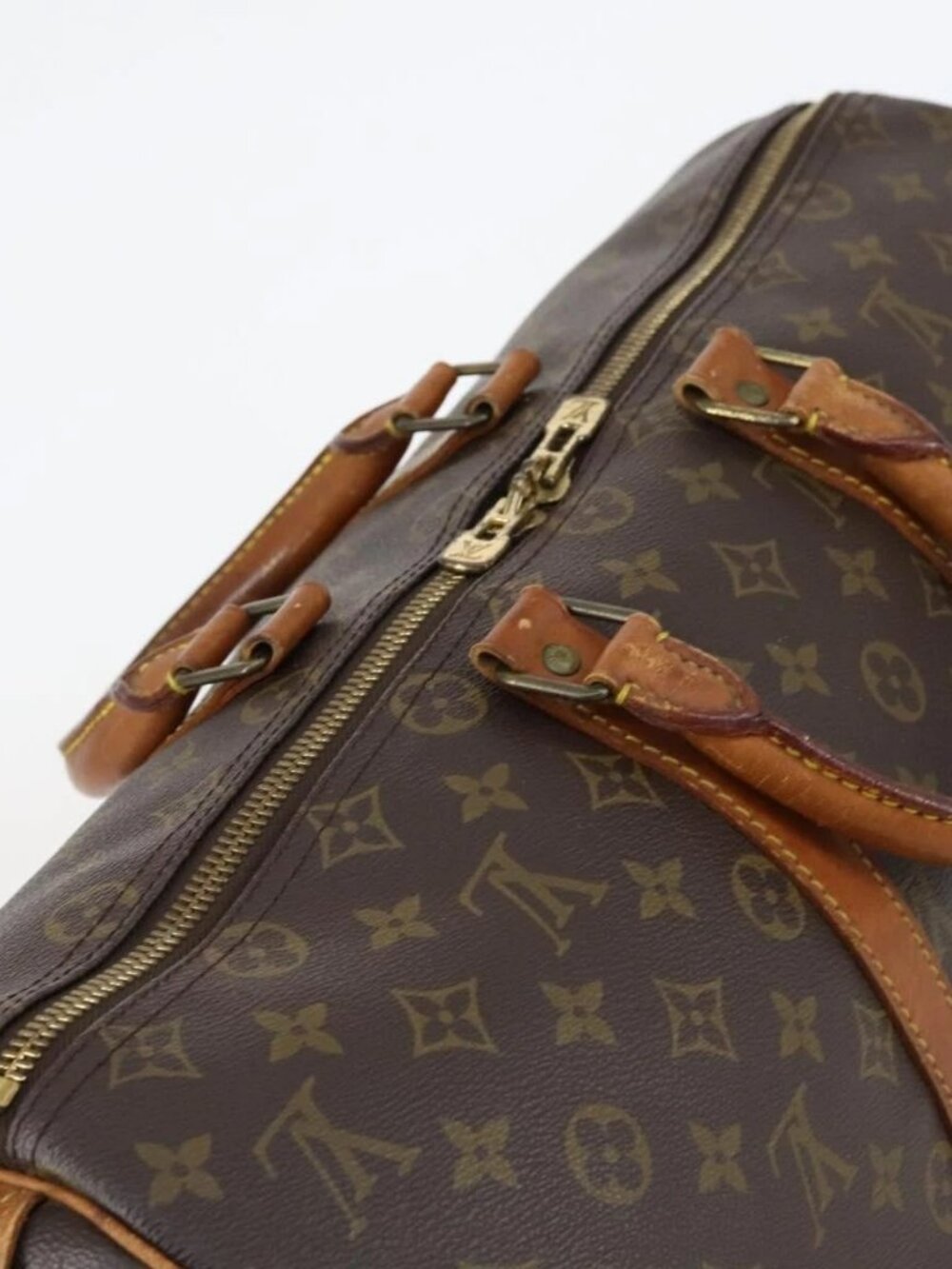 LOUIS VUITTON Monogram Keepall 45 Boston Bag M41428 LV Auth - Picture 6 of 15